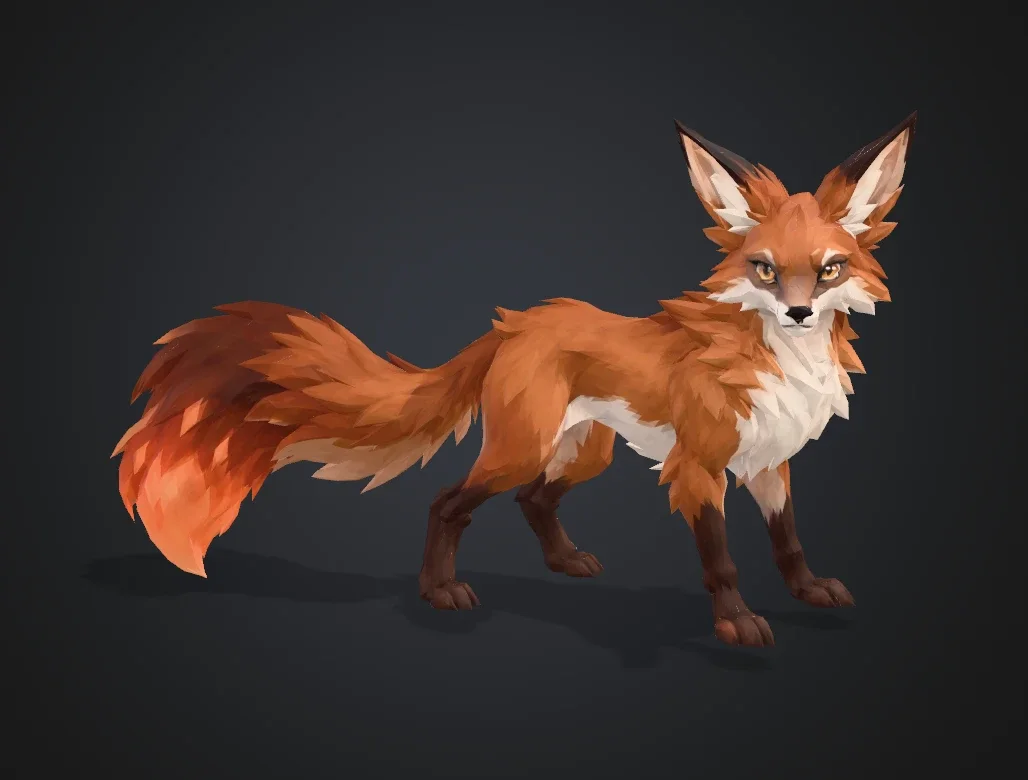 The Emberfox, a tail like a banked fire