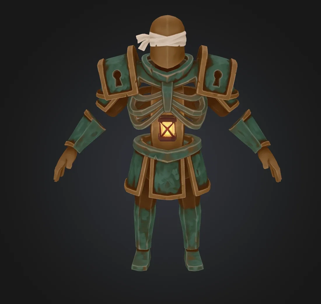 The Blind Lantern Guard, keeper of the west gate